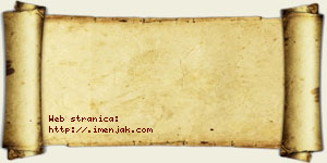 Milena Dedijer vizit kartica